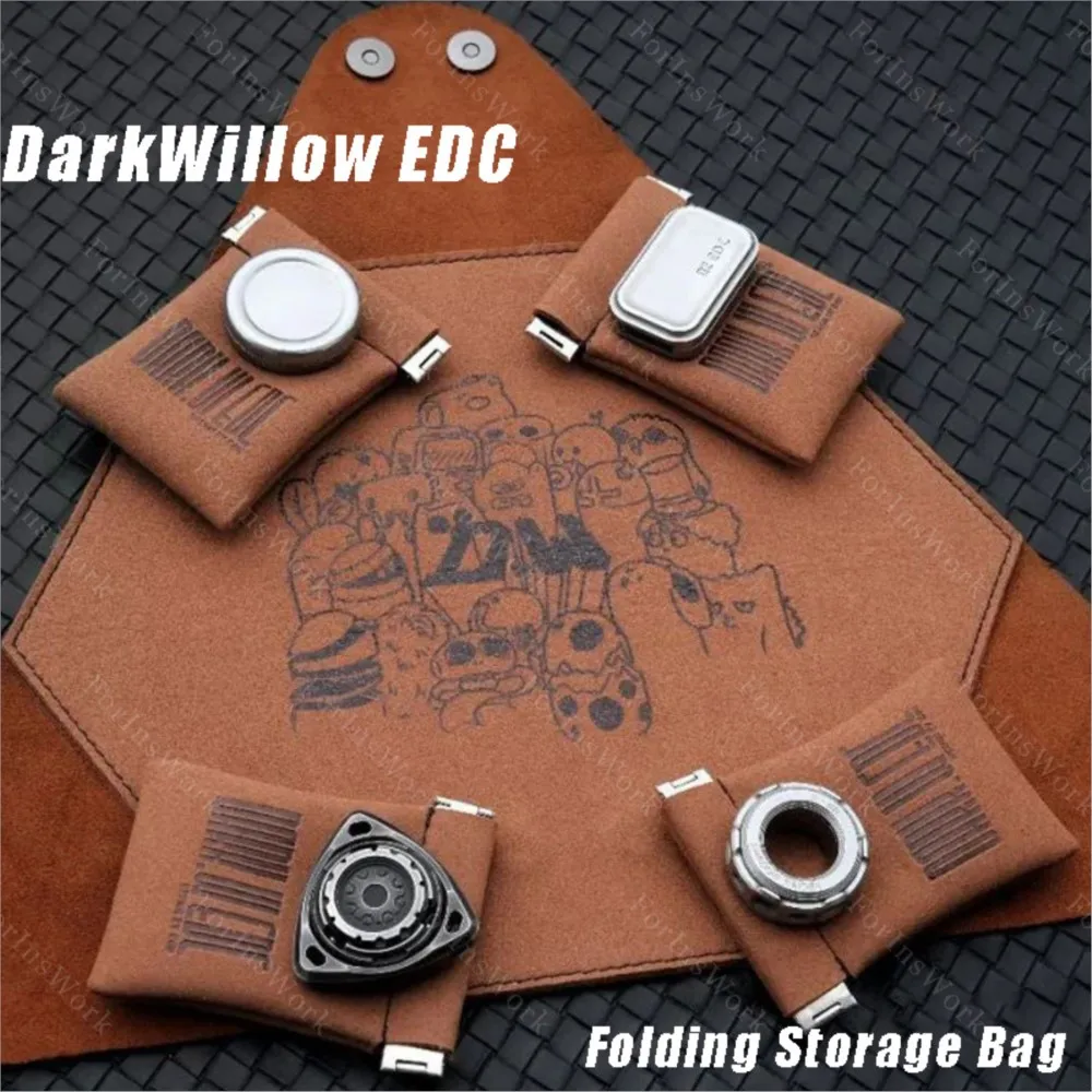 DarkWillow EDC Folding Storage Bag Table Mat Folded Trapezoidal Bag Toy Accessories