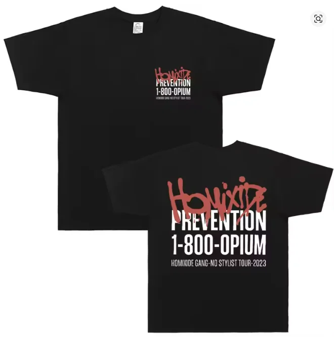 Homixide Gang Mosh Pit Control T-shirt Playboi Carti Opium Merch