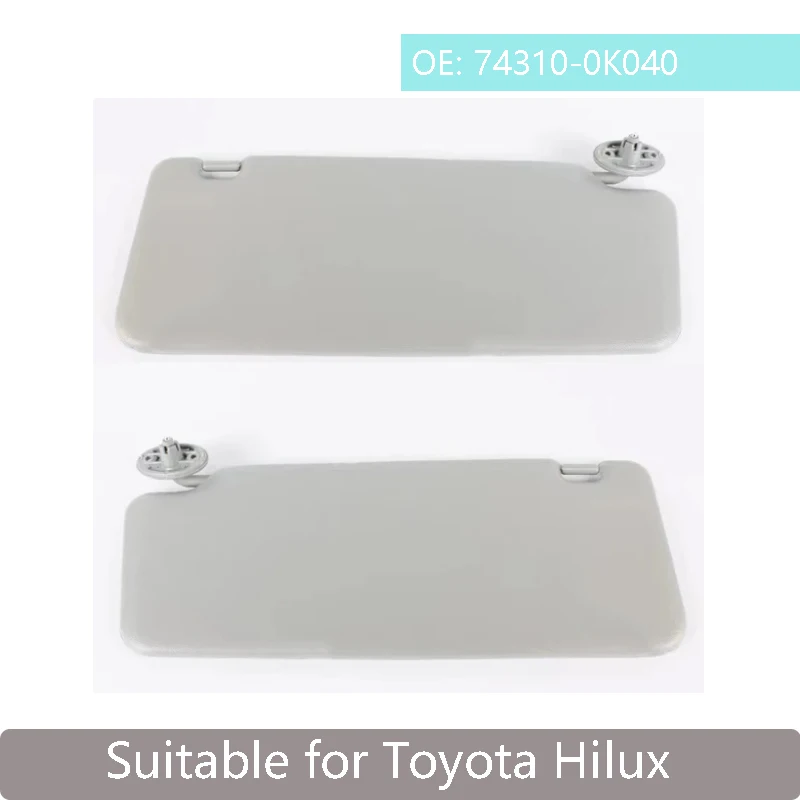 For Toyota Hilux 74310-0k040 sun visor (without cosmetic mirror) 2005 2006 2007 0008 2009 2010 2012 2013 2014 Auto parts