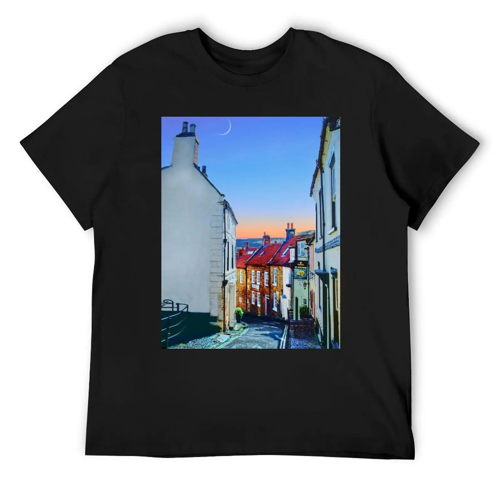 Ye Dolphin Pub, Robin Hood's Bay T-Shirt blanks man clothes sweat oversized t shirt men