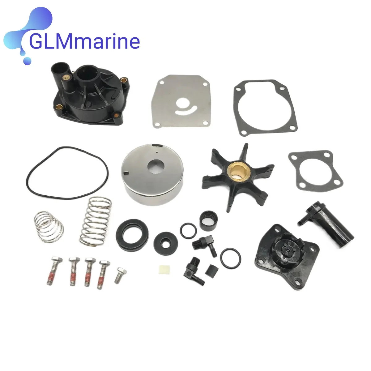 Water Pump Impeller Repair Kit 0432955 for Johnson Evinrude 50 60 65 70 75 150 175 HP Outboard Motors 0436957 0438591 18-3327