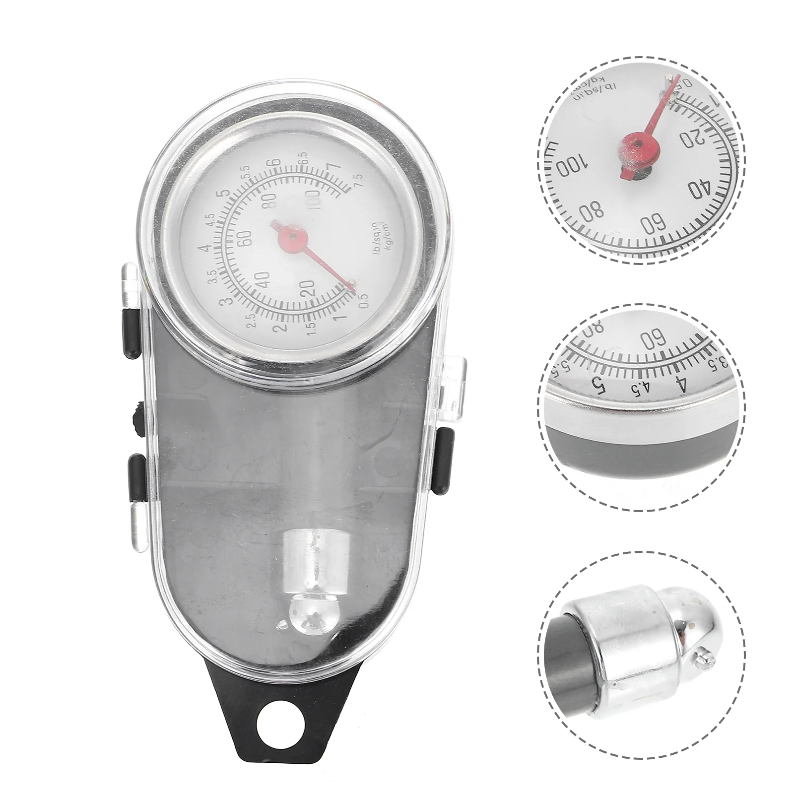 

Pressure Gauge Testing Tool Car Tire Meter Auto Air Stainless Steel Digital Display for