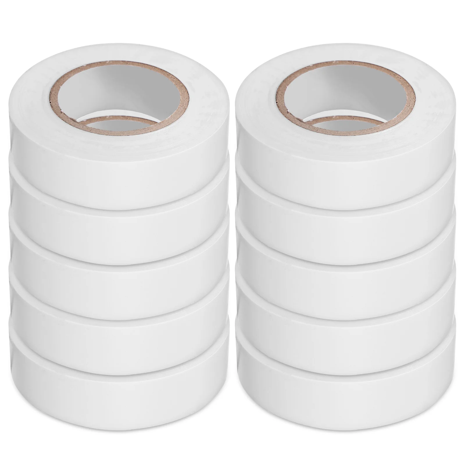 

10 Rolls Electrical Tape Strong Adhesive Insulation Electrical Adhesive Tape Cable Wires Heavy Duty Industrial Electrician Tool