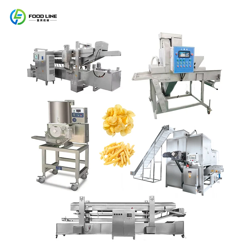 FuLai Factory Hot Sale Large Capacity Compound Potato Chips Production Line/compound Potato Chips Production Machine Customized