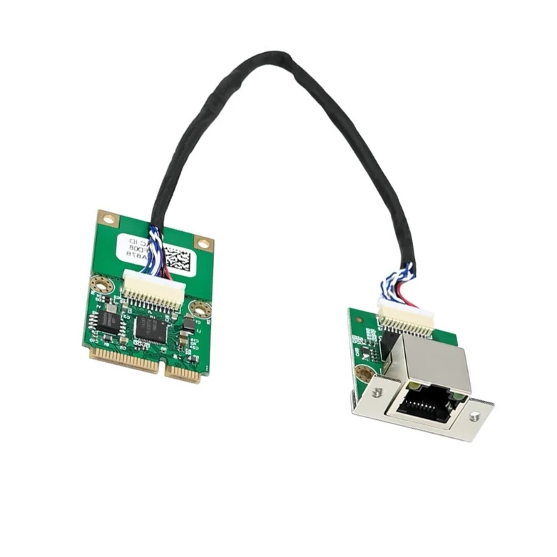 Mini tarjeta red PCIe Gigabit fibra, adaptador Ethernet puerto óptico único, 2