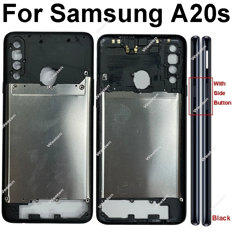 

Средняя рамка для Samsung Galaxy A20s A30s A50s A70s Средняя рамка A207 A307 A507 A707 Запчасти для ремонта средней пластины