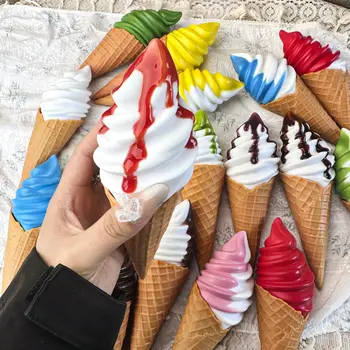 8 best sales 녹아내리는 아이스크림 조각상 - №6