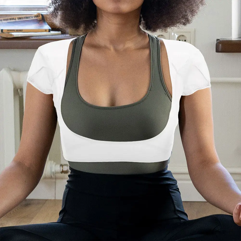 

Легкая женская майка от пота подмышками: дышащая, комфортная, без рукавов, предотвращает пятна, для активного образа жизни