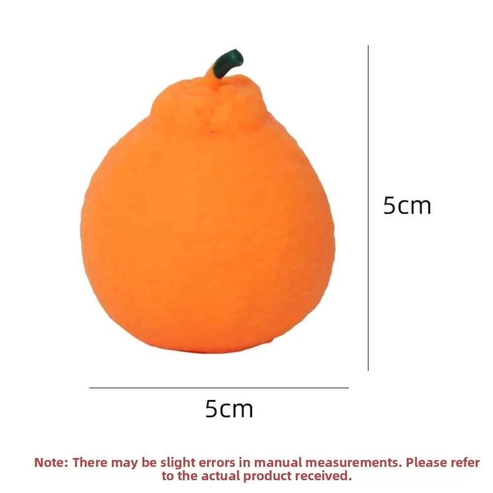 

Милые мягкие гигантские сквиши-фрукты с эффектом хрустящей корочки, игрушки-антистресс, имитация апельсина, дизайн в виде апельсина, пасхальная корзина