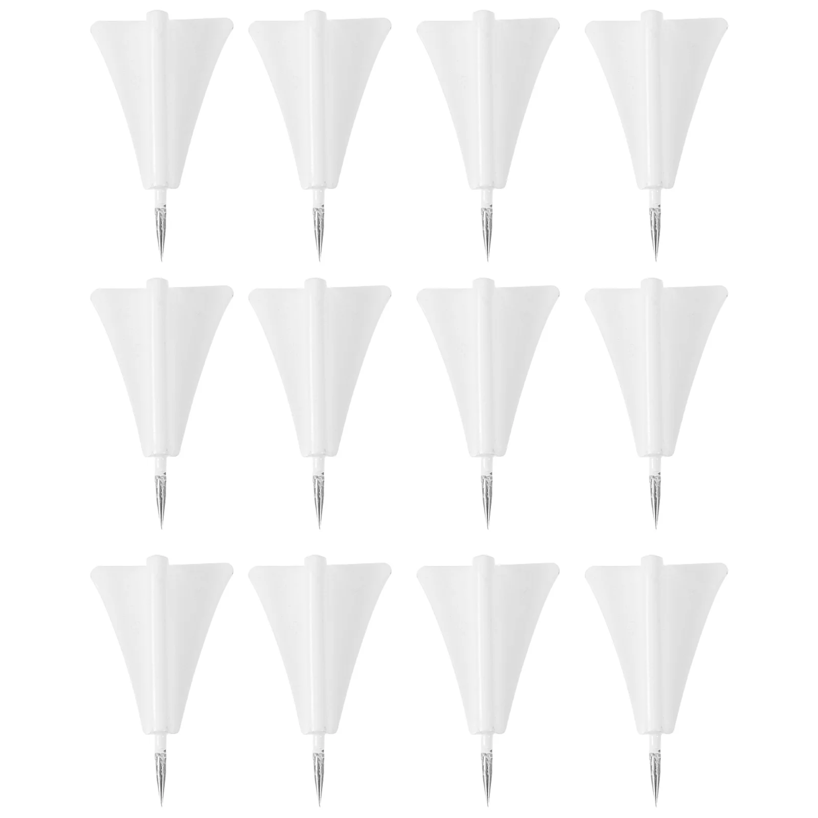 12 قطعة 1 صندوق معدني طائرة دفع دبابيس الإبهام الزخرفية لخريطة مكتب لوحة الإعلانات الفلين المسامير جدار عرض الحرفية #3