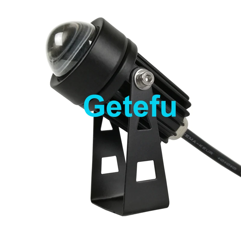 10 Stück LED-Scheinwerfer im Freien wasserdichte Wand leuchte schmaler Abstrahl winkel LED-Scheinwerfer 6w Spot lampe Langstrecken-Wand wasch lampe – Detail 5