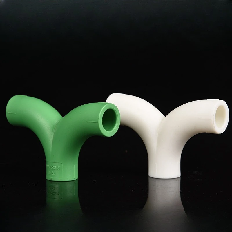 

10Pcs PPR Y Type Tee Herringbone Tee Plumbing Elbow High Flow Pipe Fittings For Hot Cold Water System 20 25 32mm