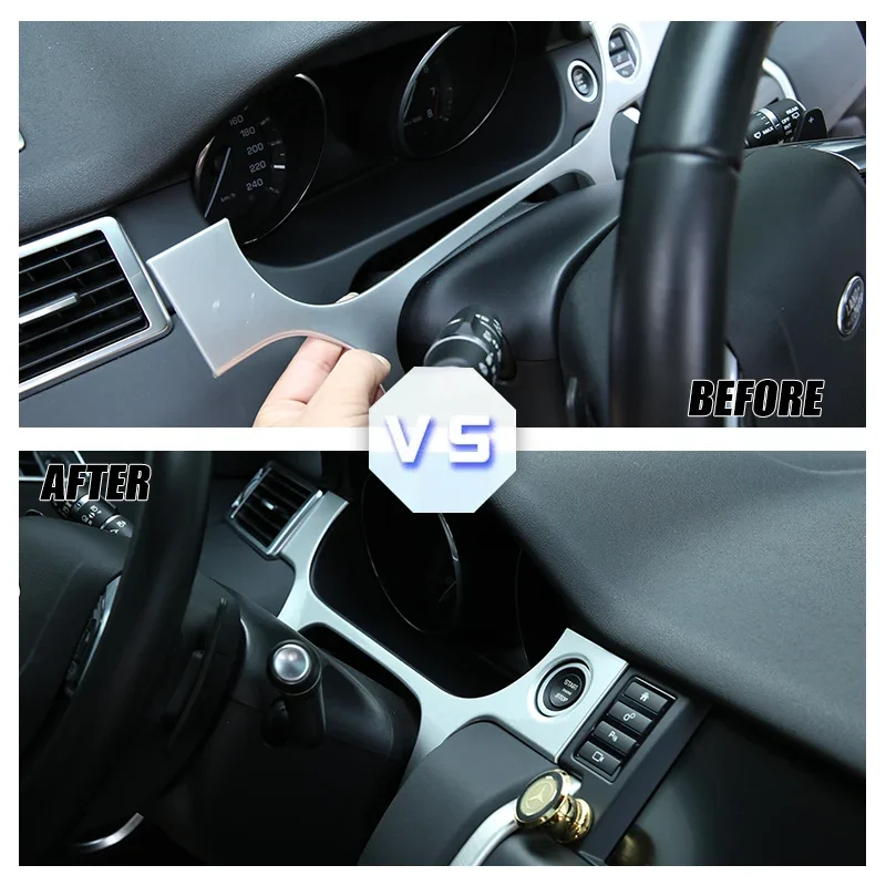 

1 Pcs For Land rover Discovery Sport 2015-2018 ABS Dashboard Decoration Cover Trim Accessories For Left Hand Drive
