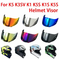 K5 K5S K5-S K3SV K1 K1S Motorcycle Helmet Shield for AGV Visera Casco Moto Visor K3SV helmet visors UV Protection