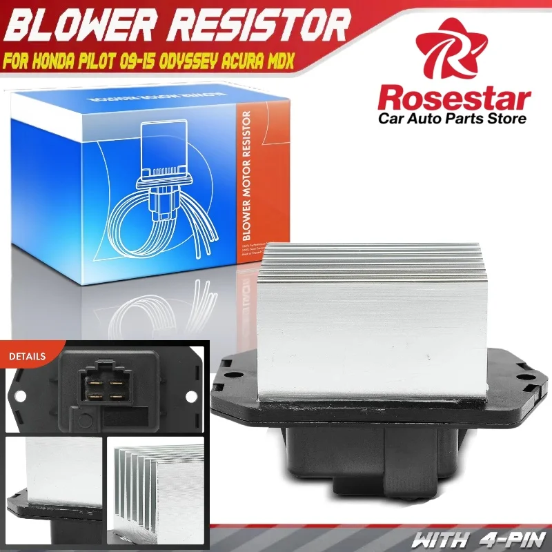 

Резистор двигателя вентилятора HVAC для Honda Pilot 2009-2015 Odyssey 2007-2010 Acura MDX 984-533, 984533, 79330-SDG-W51, 077800-0710