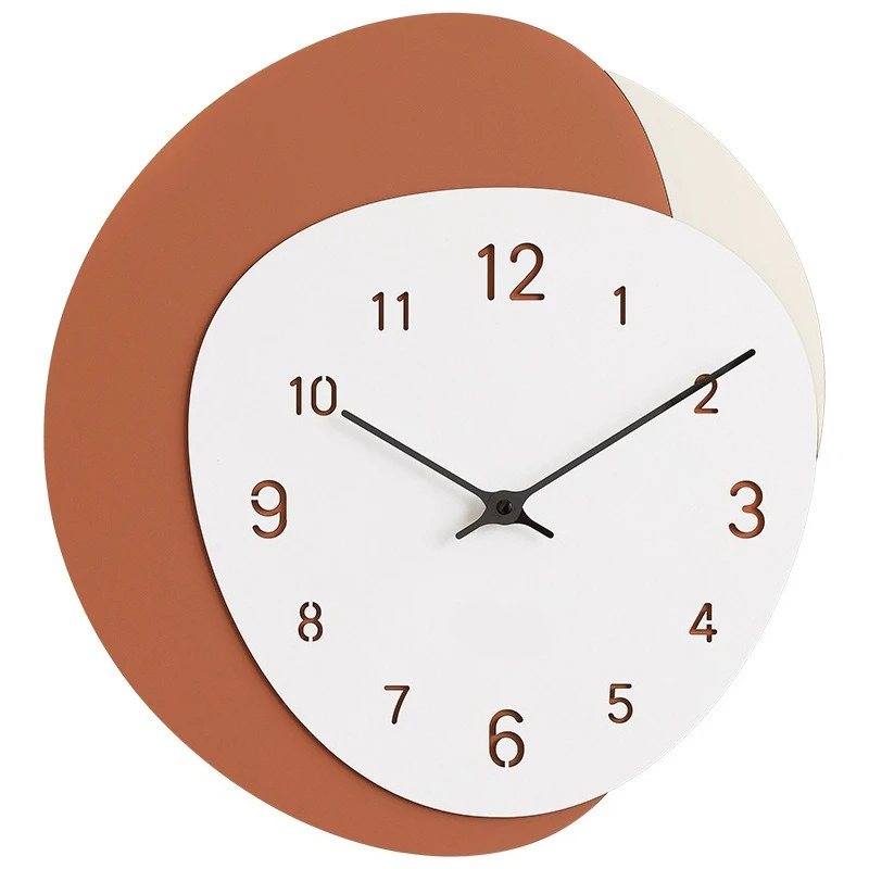 

No punching living room clock, modern simple wall clock for home use