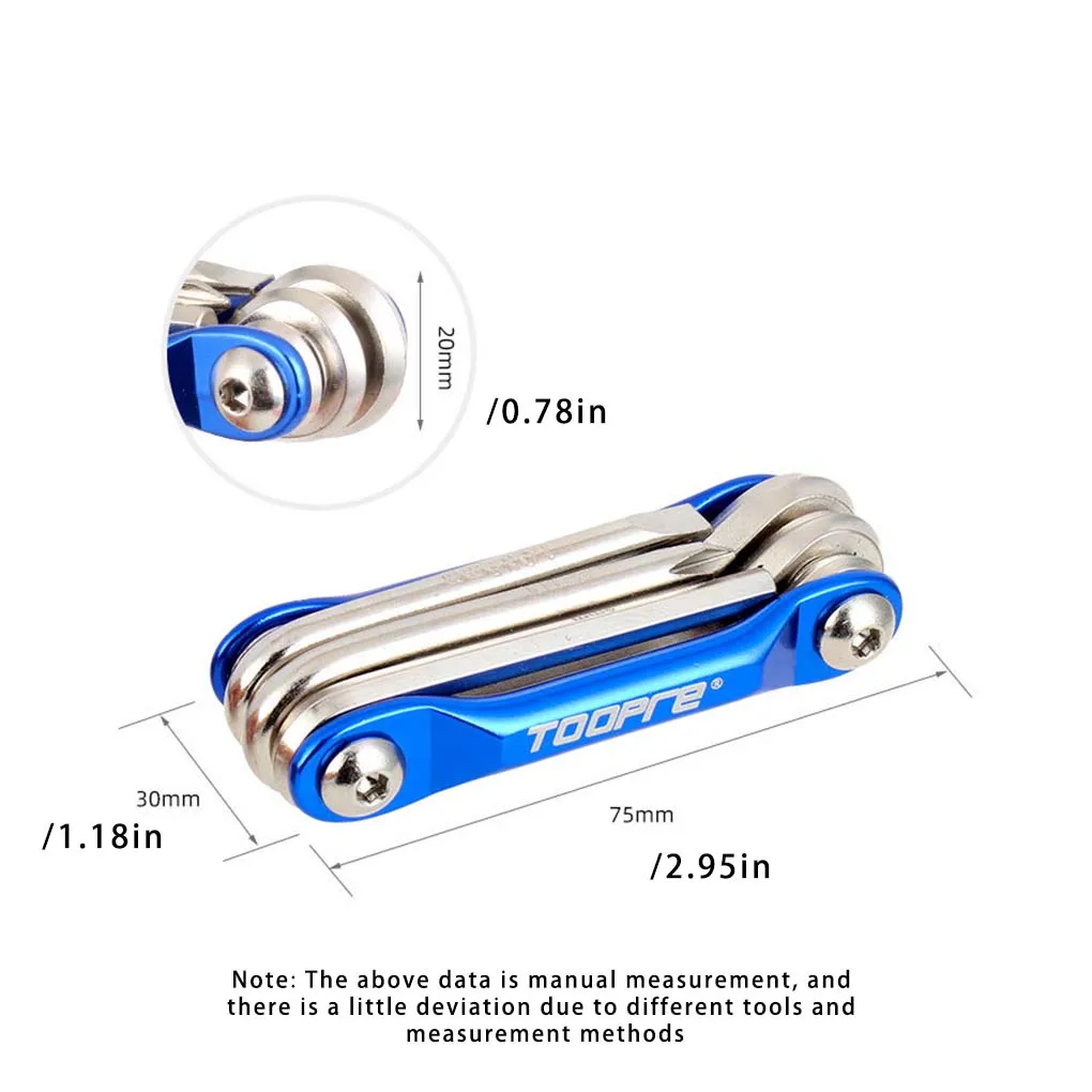 Portable Foldable Hexagon Wrench Multi-tool Multifunctional Screwdriver