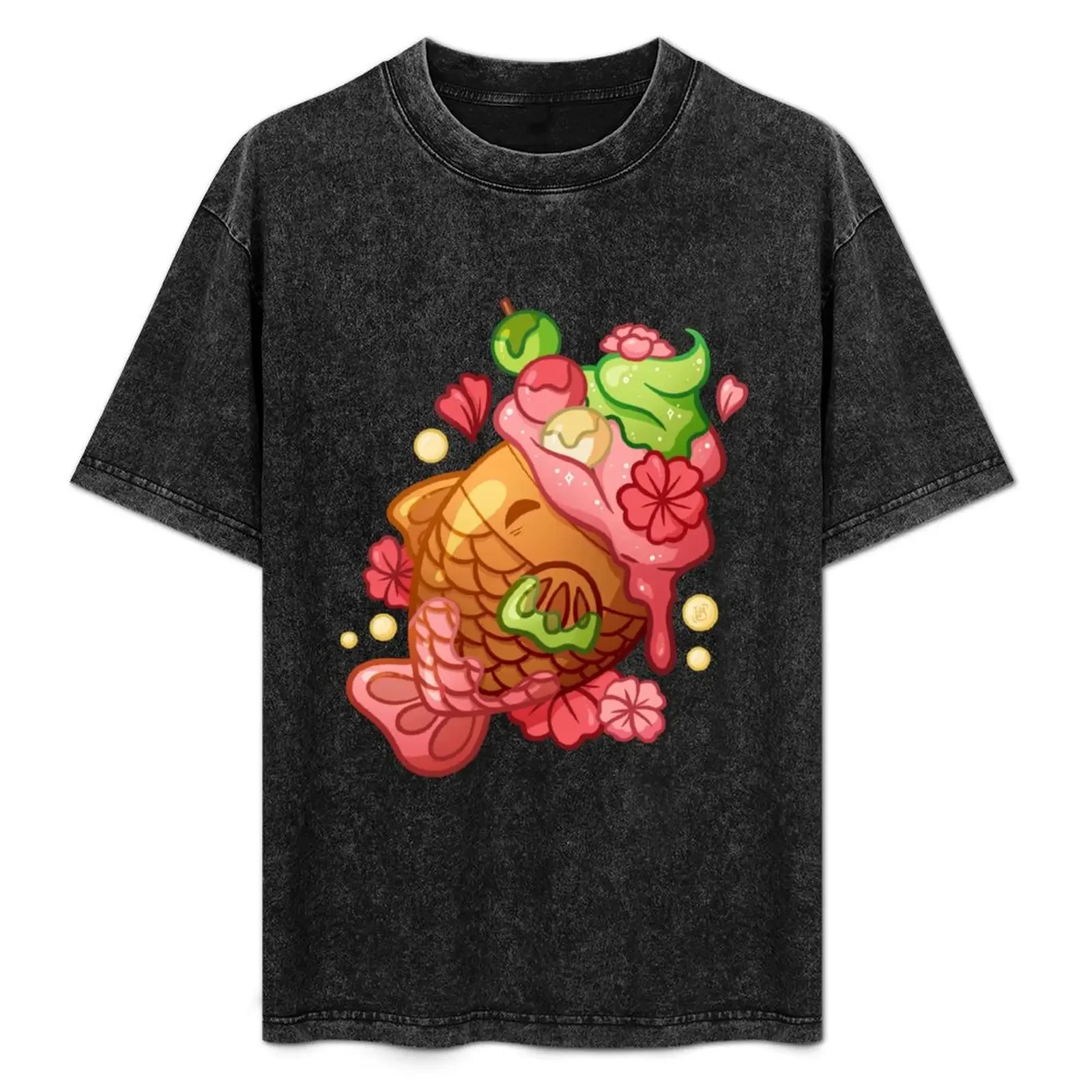 

Sakura Matcha Taiyaki T-Shirt cotton t shirt man t shirts for man pack cotton T-Shirt