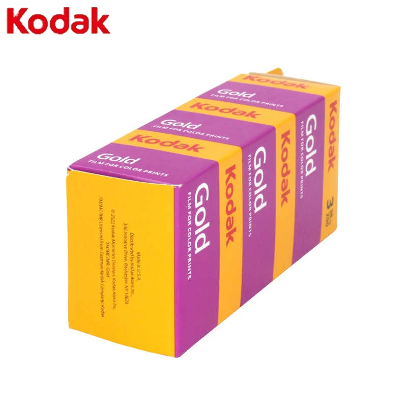 36 Exposure Per Roll KODAK GOLD 200 35mm Film 1 2 5 6 10 Roll For KODAK M35 / M38/H35 135 Film Camera (Expiration Date: 2027)