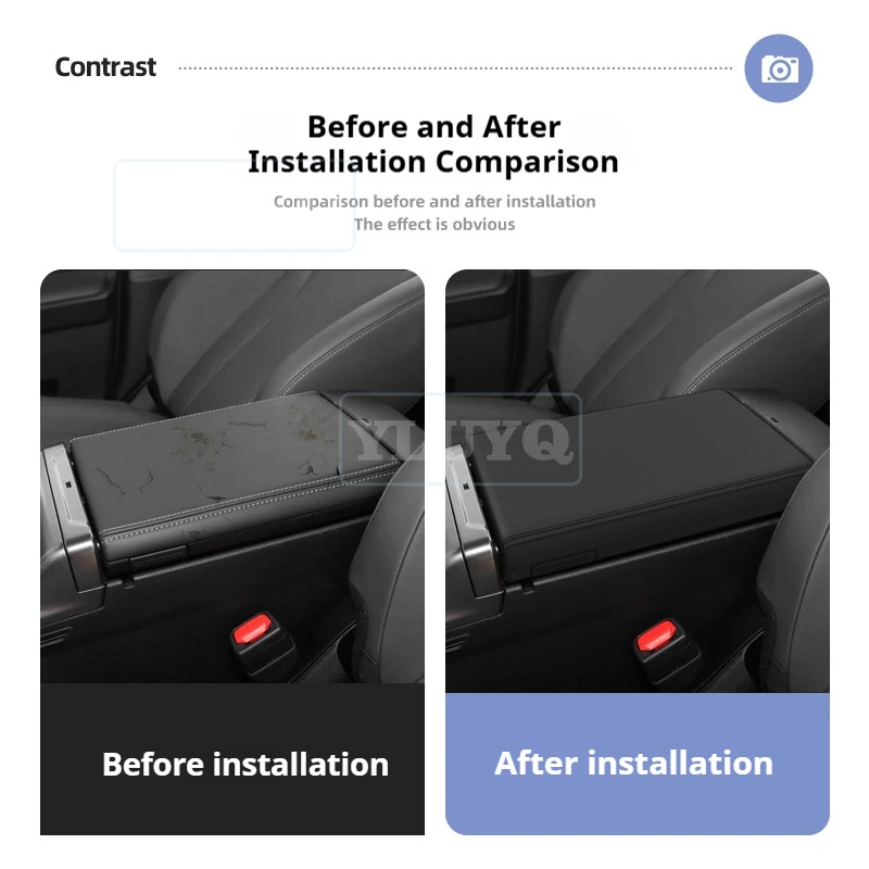 For 2026 Toyota RAV4 Wildlander center console armrest box protective cover, silicone decorative sleeve, anti-slip mat