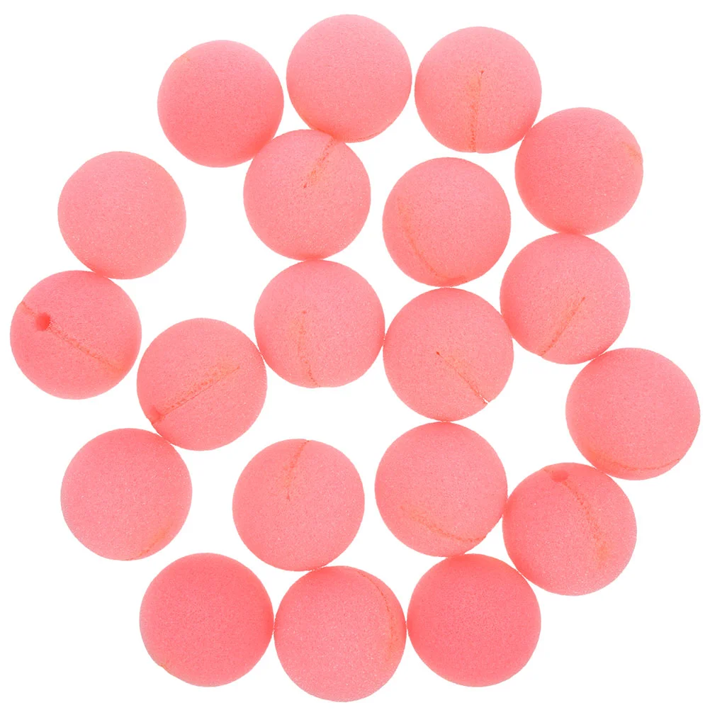 40 Pcs Clown Nose Circus Cosplay Decor Sponge Decorative Red Prop Toys Small Portable Clothing Dress up