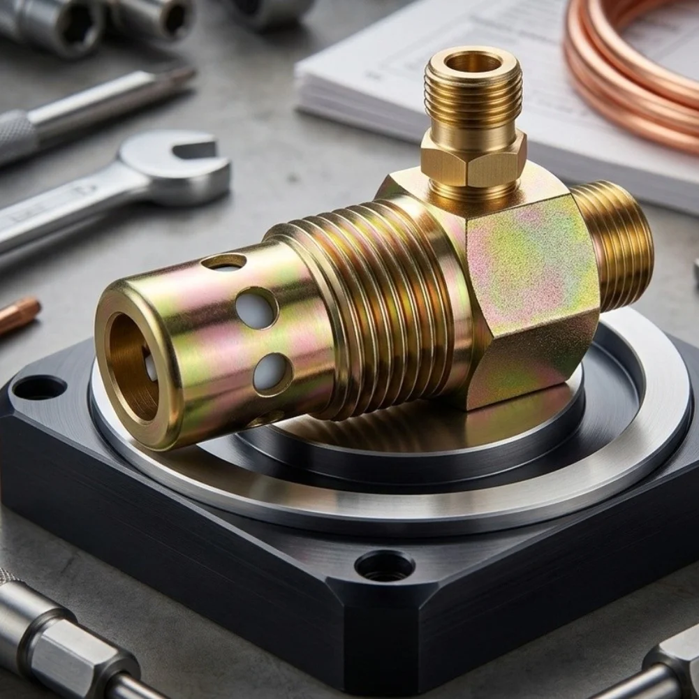 Brass Air Compressor Check Valve A19712 for DeVilbiss and For Porter Cable Models Compatible with Multiple Brands