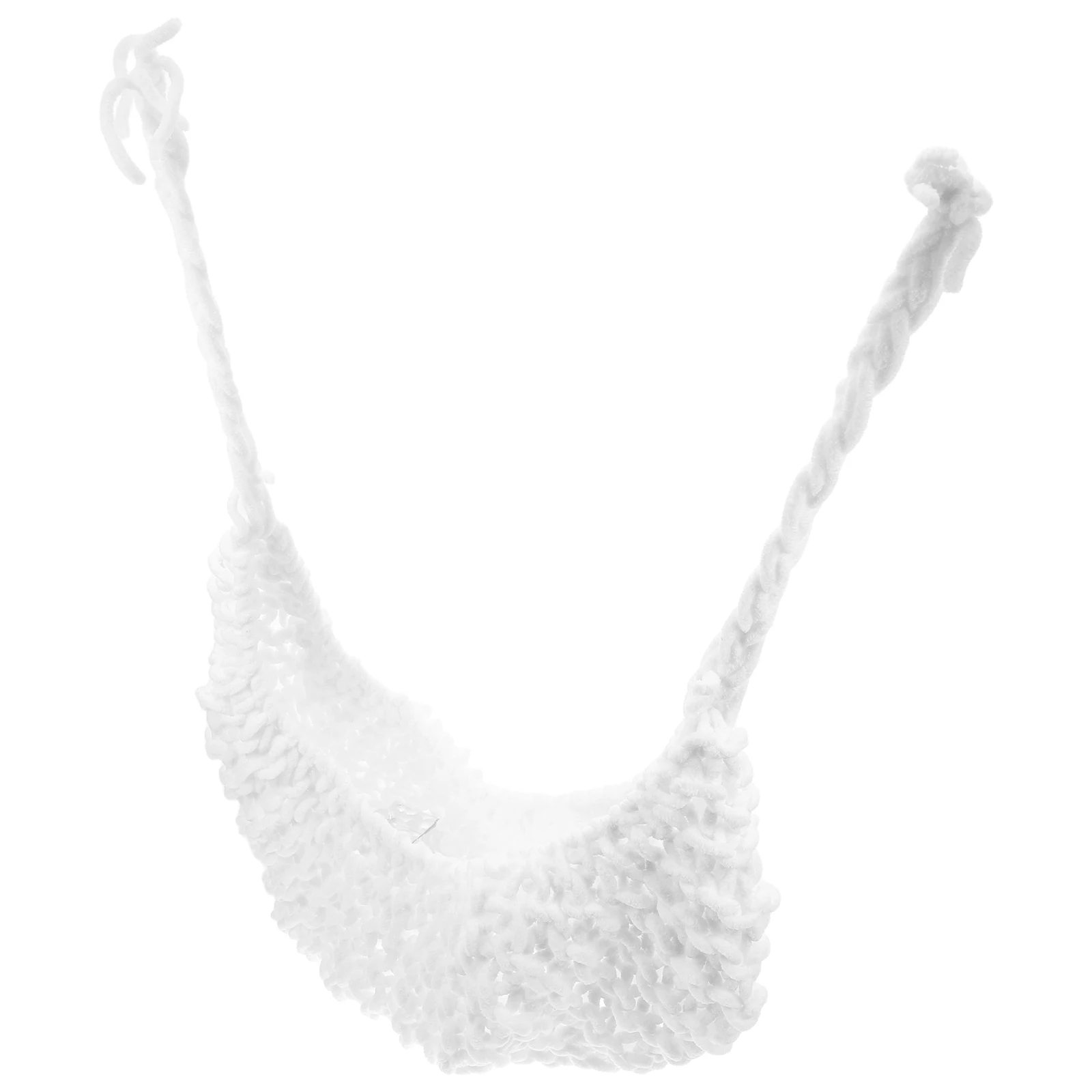 

Newborn Baby Handmade Crochet Hammock For 0-12 Months White Infant Photography Prop Bed Suitable Both Boy Girl Gift Set