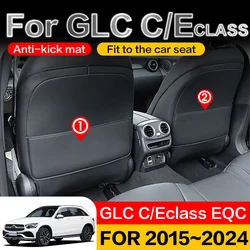 For Mercedes Benz Seat protection Cclass w205 w206 E classAnti-dirty pad GLC 300 AMG Accessories Car Interior Seat Anti Kick Pad