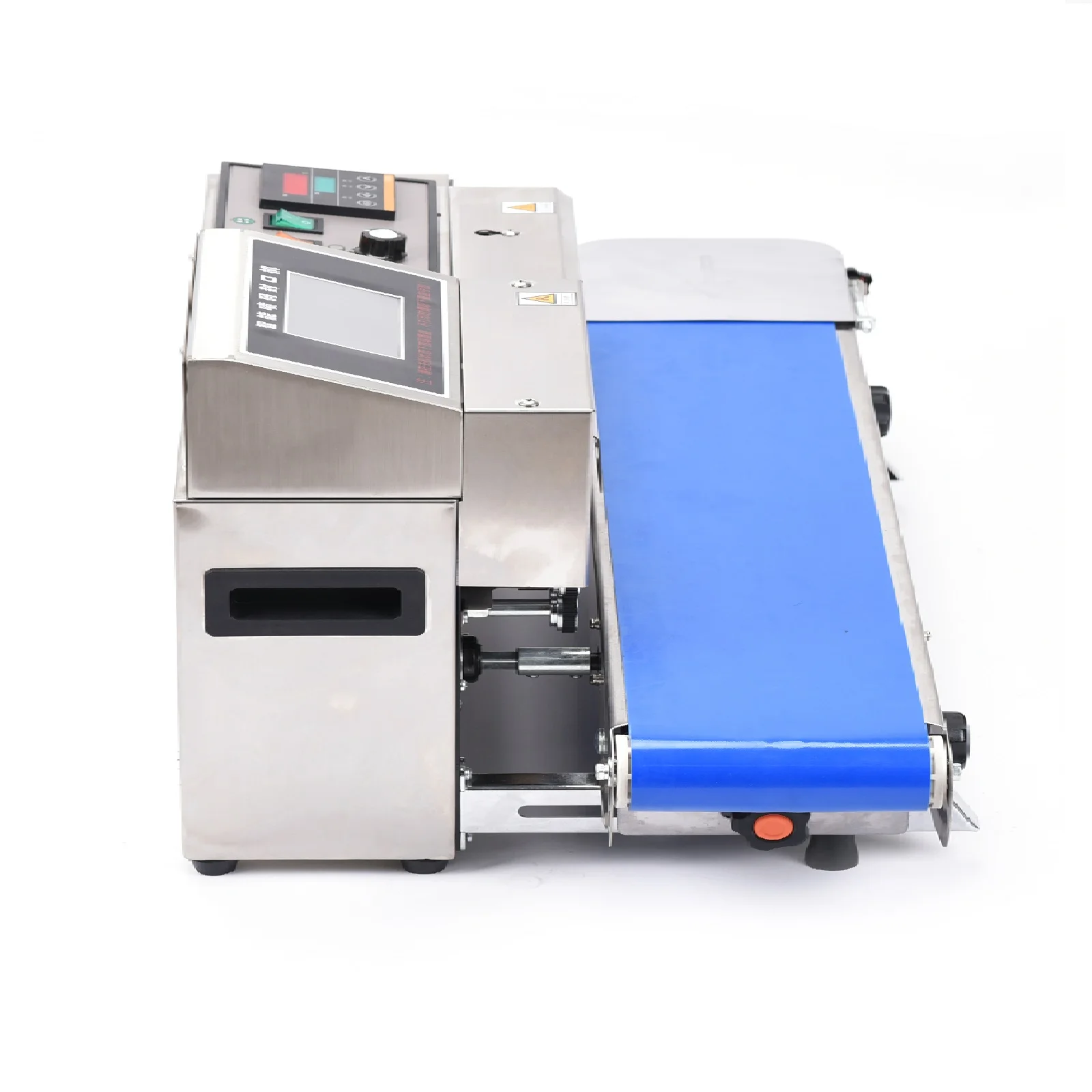 FR-1600 Spray Code Sealing Integrated Machine Automatic Continuous Bag Sealing Machine PE Film Ink Jet Printing Sealer