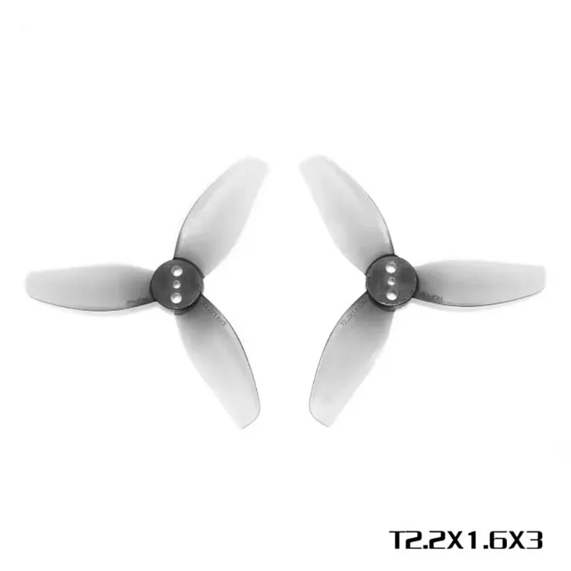 HQProp T2.2X1.6X3 3‑Blade FPV Racing Drone Propeller 2 Positive 2 Reverse CW CCW Props
