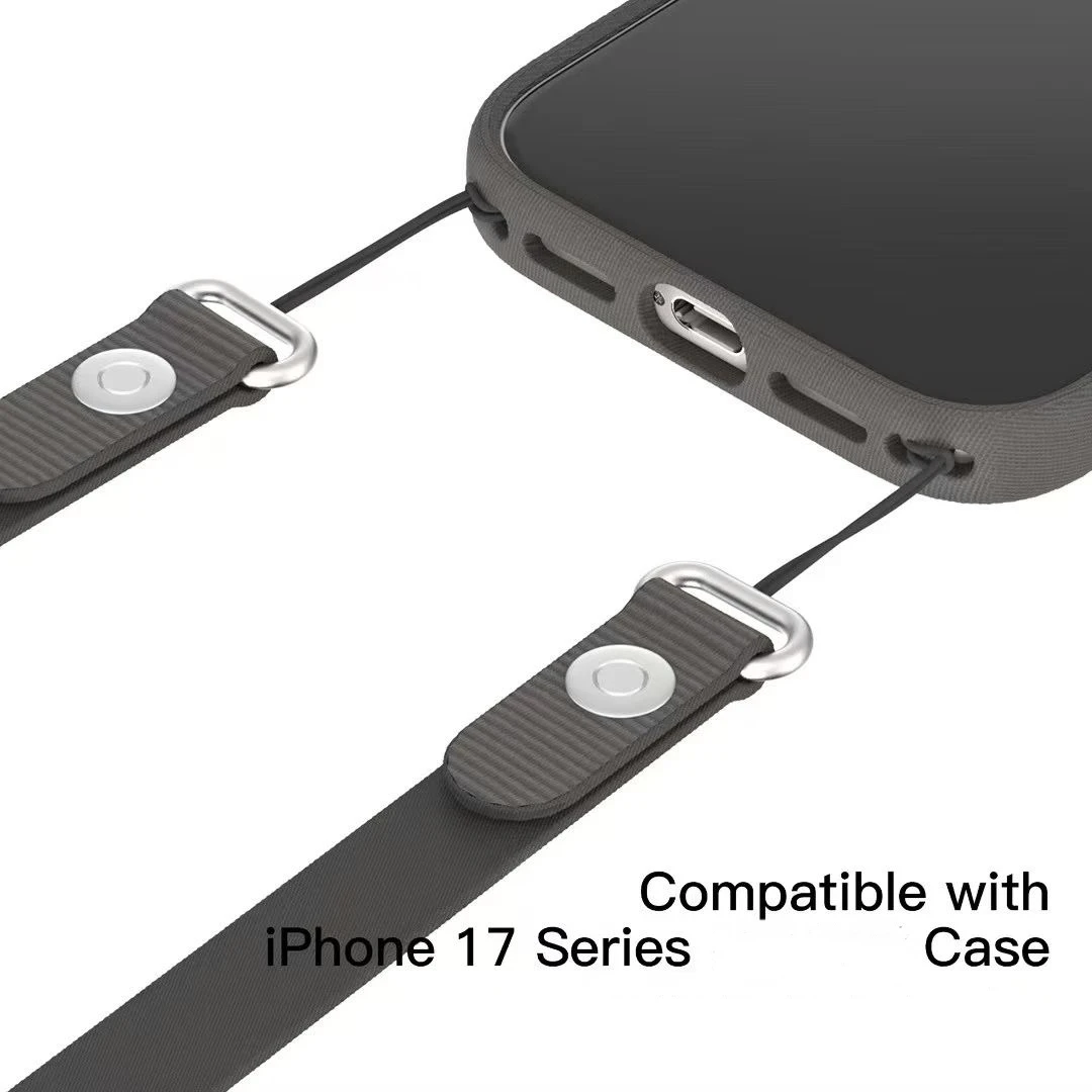High End Official Magnetic Woven Strap for Orginal Iphone 17 16 15 Pro Max 17 Air Phone Crossbody Lanyard Anti-loss Apple Strap