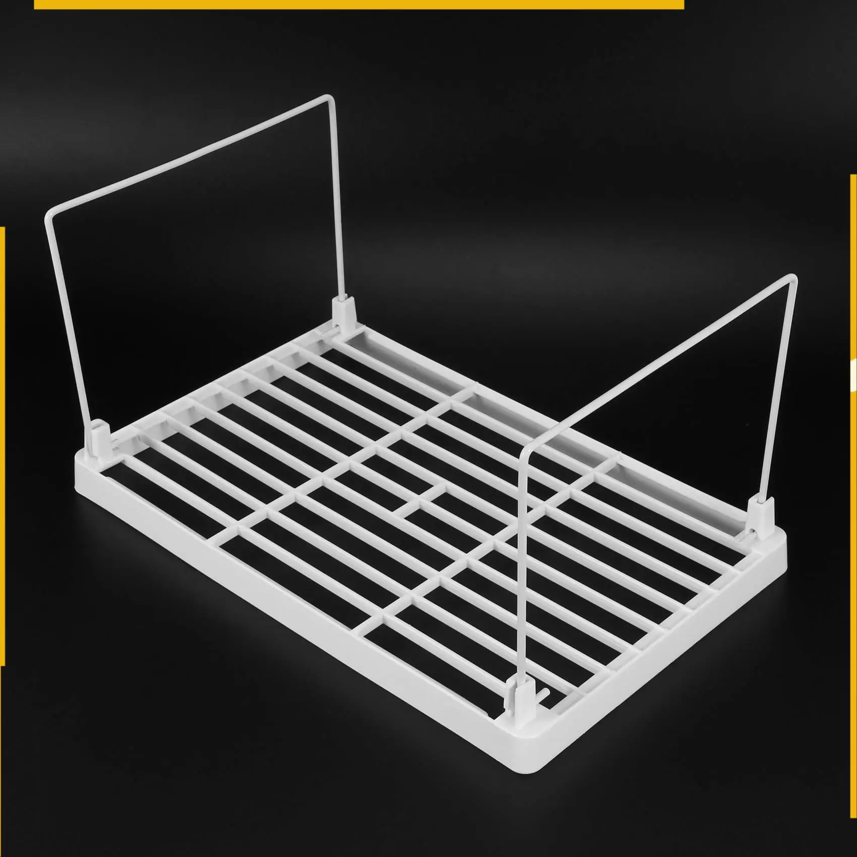 A76K Stacking Cabinet Shelf Rack Steel Metal Leg - Cupboard, Plate, Dish, Counter & Pantry Organizer Organization - Kitchen