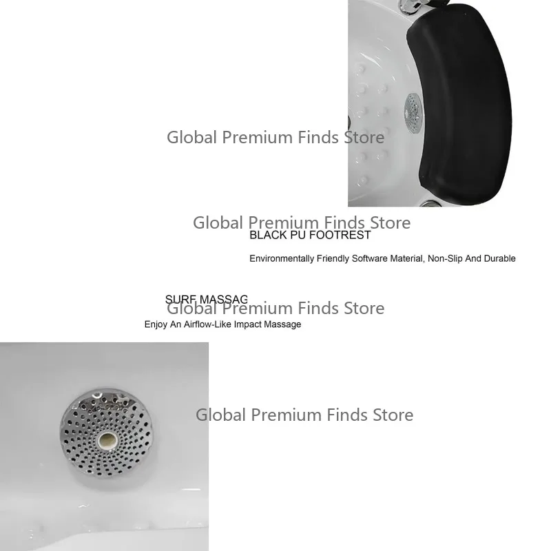 

Wave Massage Foot Spa Basin - New Bubble Bath Bucket for Home