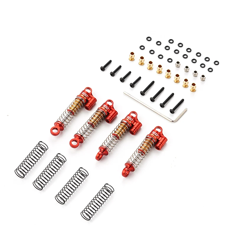 RCGOFOLLOW amortyzator wstrząsów ujemne ciśnienie obrabiany CNC do 1/24 FMS FCX24 K5 Blazer Pickup Off-Road samochodów wspinaczkowy części zamienne