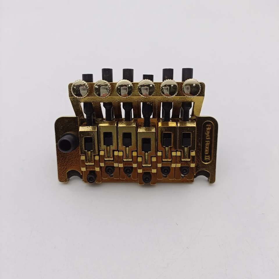 New Gold FR Rose II Double Locking Tremolo System Bridge CR BK