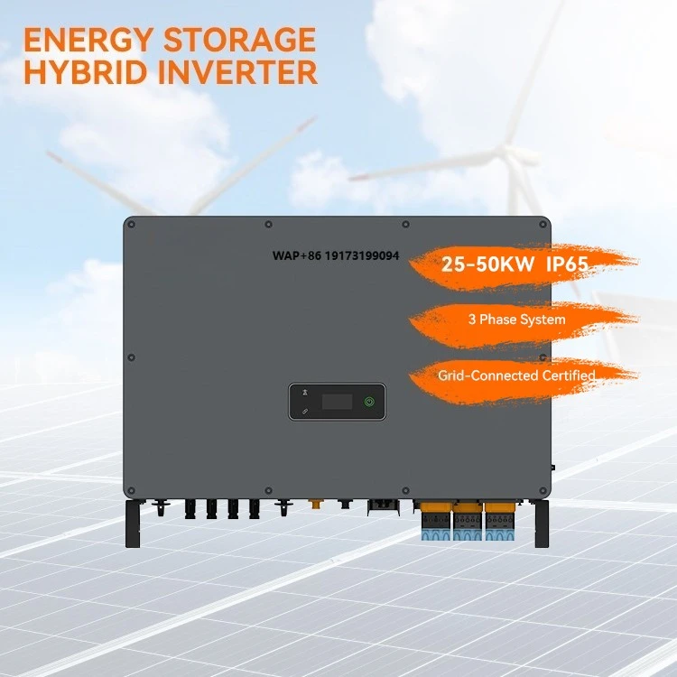 PowMr Three Phase Hybrid Solar Inverter 30KW 50KW High Voltage Off/On Grid Energy Storage Hybrid Solar Inverter