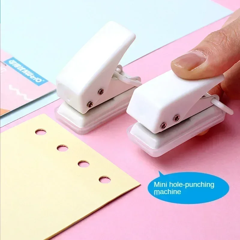 حلقة واحدة ثقب صغير لكمة 1 حفرة خرامة ورق لطيف المحمولة ثقب دائري الناخس Kawaii مكتب المدرسة ملزمة لوازم القرطاسية