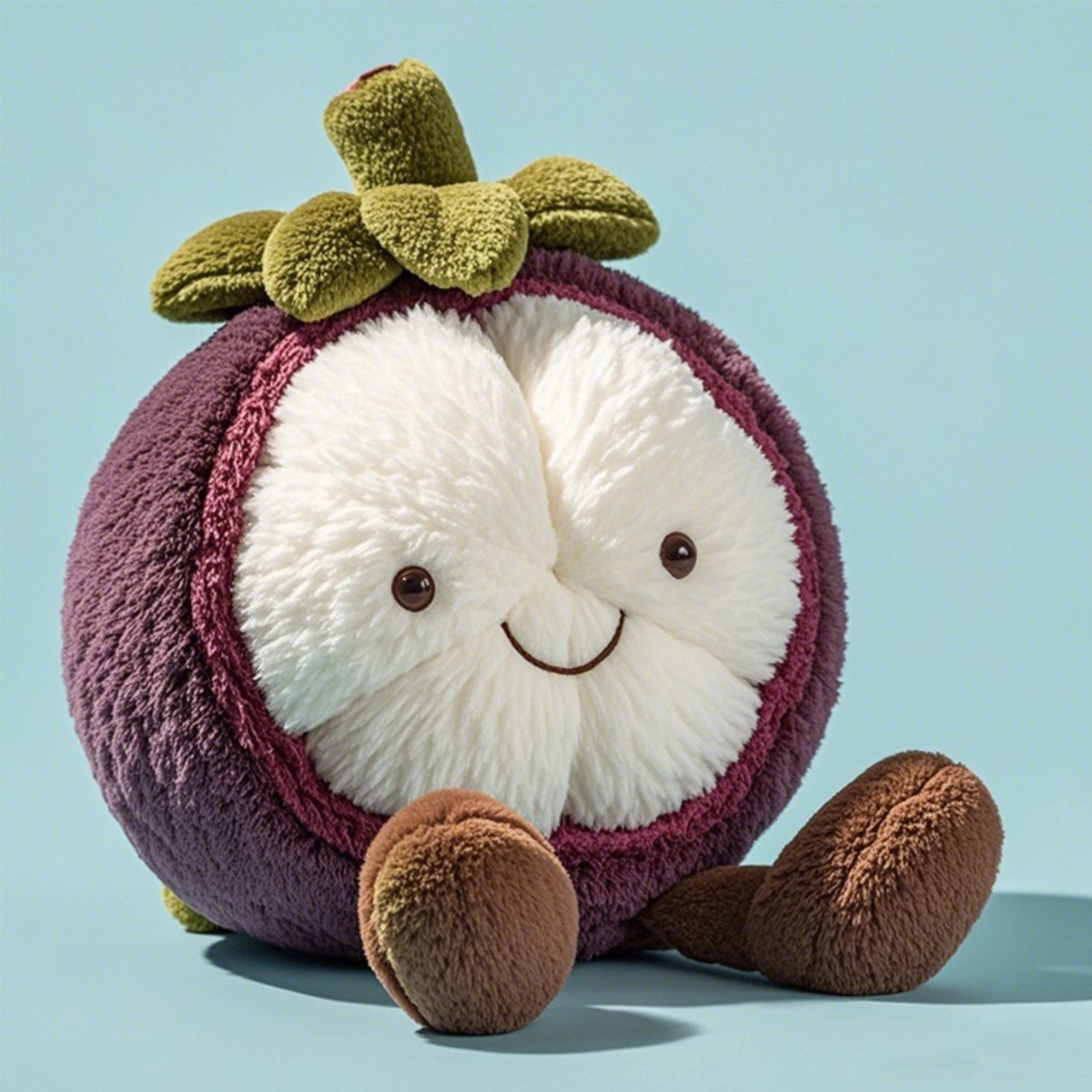 

Mangosteen Plush Doll Cute Blueberries Plushine Kawaii Soft Anime Figure Cartoon Dolls Gaming Peripheral Kids Toy Birthday Gift