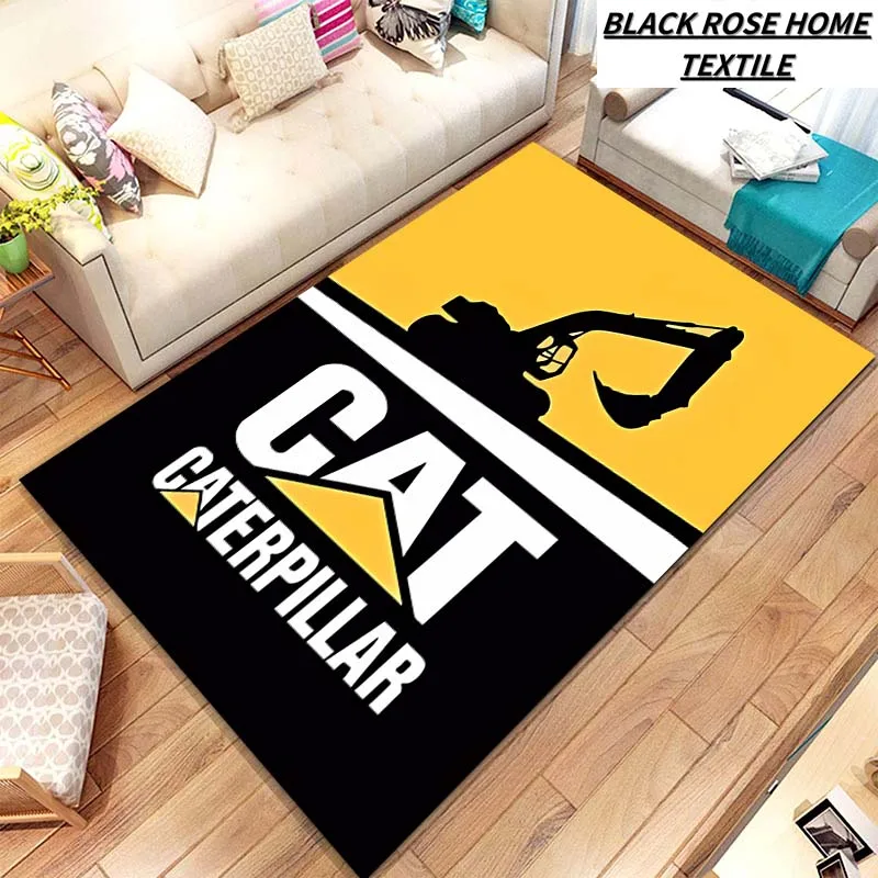 

Famous CC_CaterpillarS-CAT Engine Excavator Carpet Home Bedroom Entrance Door Mat Laundry Room Corridor Decoration Anti slip Rug