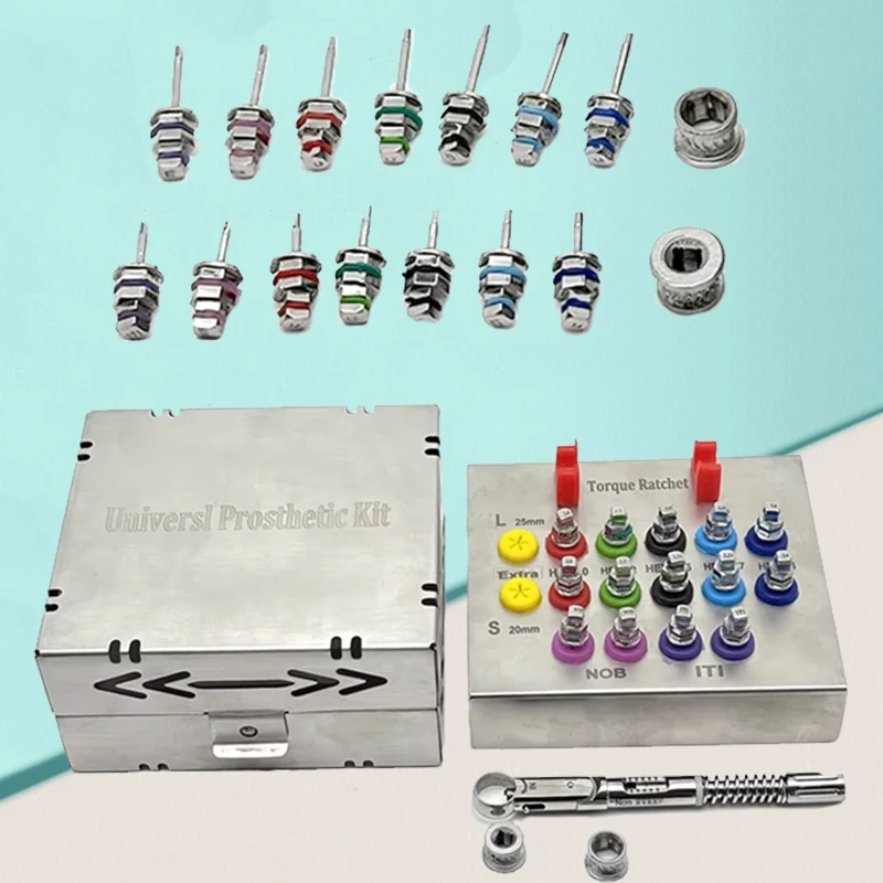 

Dental Universal Implant Torque Kit Screwdriver Wrench for Prosthetic Restoration Ratchet Dentist Tools