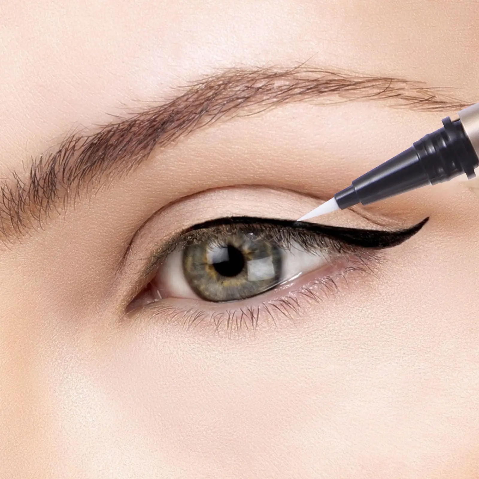 

5Pcs Eyeliner Pen Tube Empty Refillable Liquid Eyeliner Container DIY Storage Portable Lightweight Size