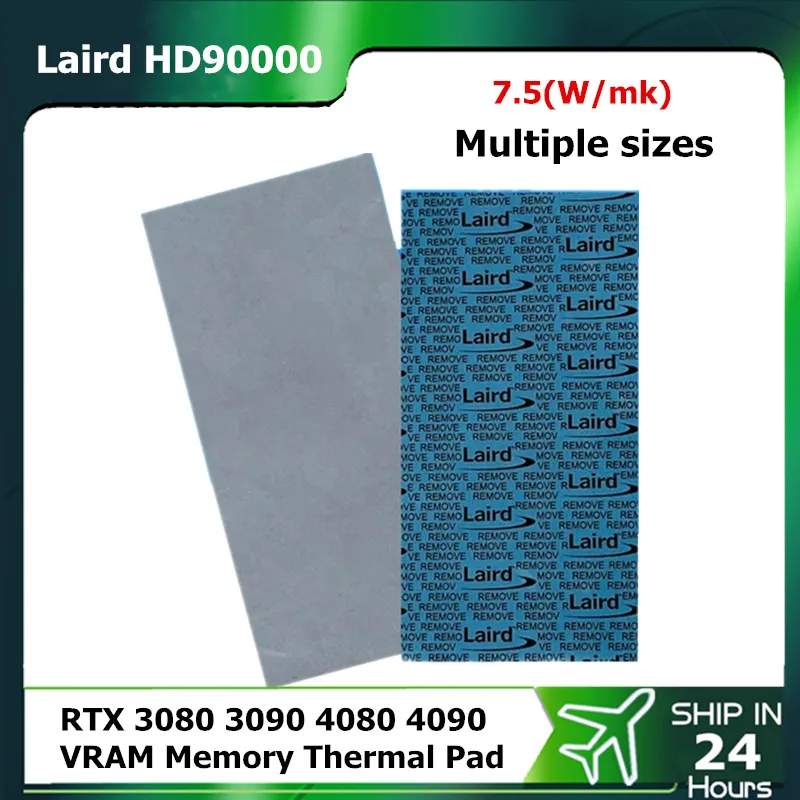 Laird HD90000 RTX 4080 4090 VRAM Memory Thermal Pad Gasket M2 SSD GPU 3080 3090 Silicone Paste 13*15mm 12Pcs