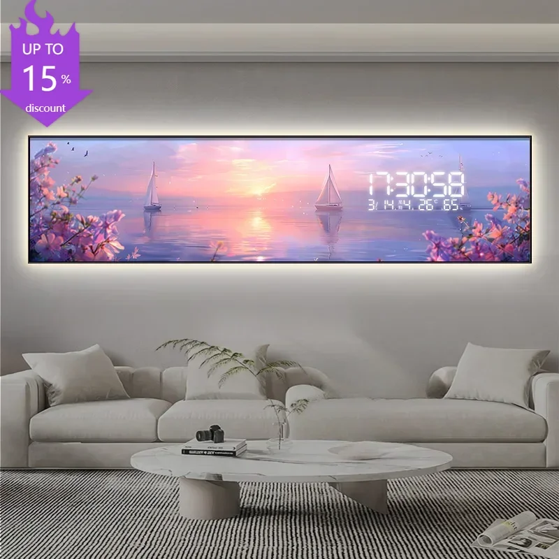 Living Room Wall Clocks Led Art Classic Style Luxury Xenomorph Restaurant Wall Watch Fashion Creative Horloge Murale Home Decor