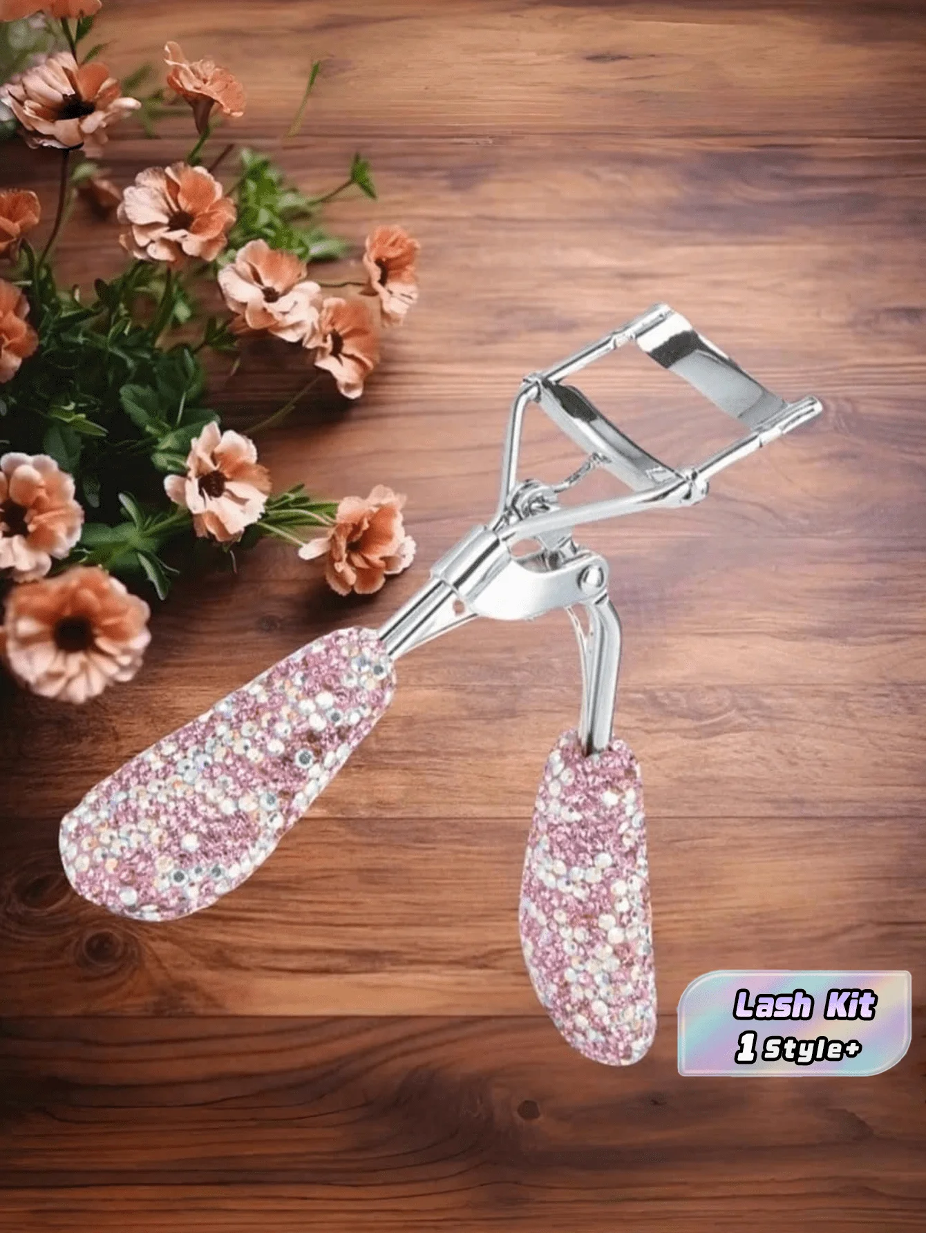 

Eyelash Curler With Comb: Stainless Steel Non-Slip Handle Eyelash Curler, Auxiliary Tool For False Lashes, Makeup Tool Portable