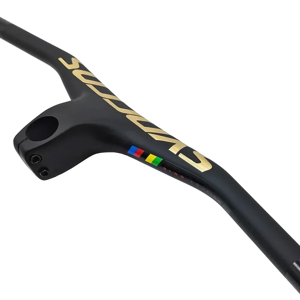 SYNCROS FRASER, 28.6mm Clamp/70/80/90mm Length/ IC SL XC   -17°Carbon Fiber Integrated Handlebar