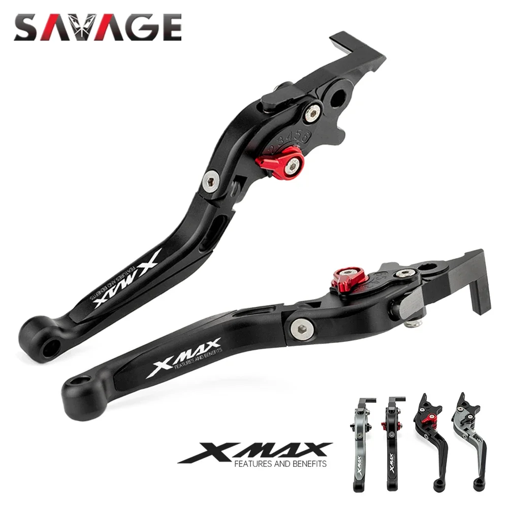 

Folding Front Rear Brake Levers For YAMAHA XMAX 300 400 2015-2022 XMAX300 XMAX400 2019 2021 Motorcycle Extendable CNC Handles