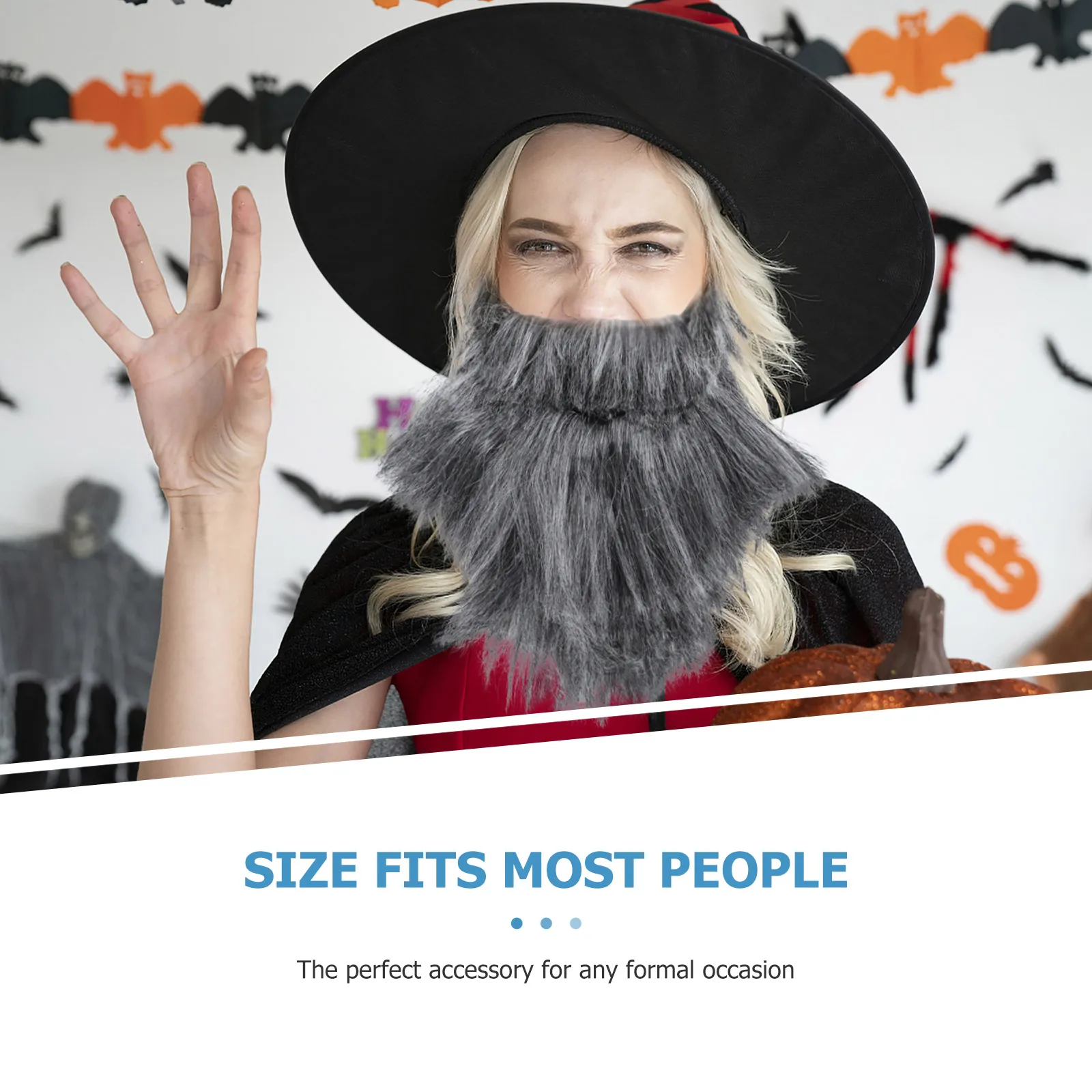 

Fake Beard Props Wigs Halloween Decoration Party for Face Mustaches Moustach Plastic Costume Child Dress up Wrestler Cosplay