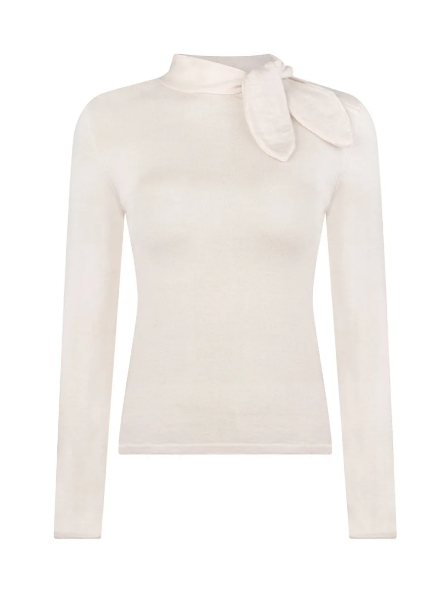 

Women's Knitted Woolen Turtlene Long Sve Top with Rabbit Ear Design Casual Sle Base Layer irt Inner Wear C Line Soul