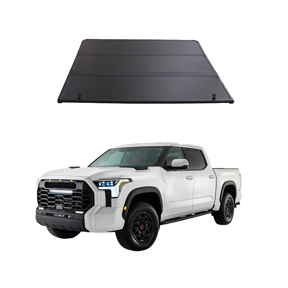 

EVERIGNITE Waterproof Tri-fold Folding Truck Bed Tonneau Cover For Tundra 2009-2024 5.5ft