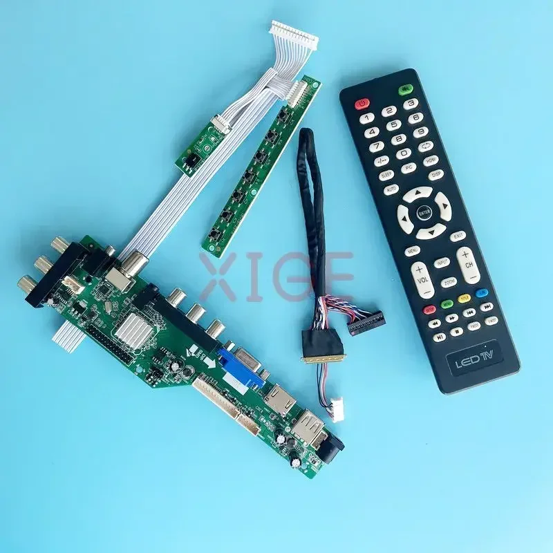 Controller Driver Board For HSD101PFW2-B00 HSD101PFW4-A00 DIY Kit Laptop Panel USB/DHMI/VGA/AV 1024x600 10.1